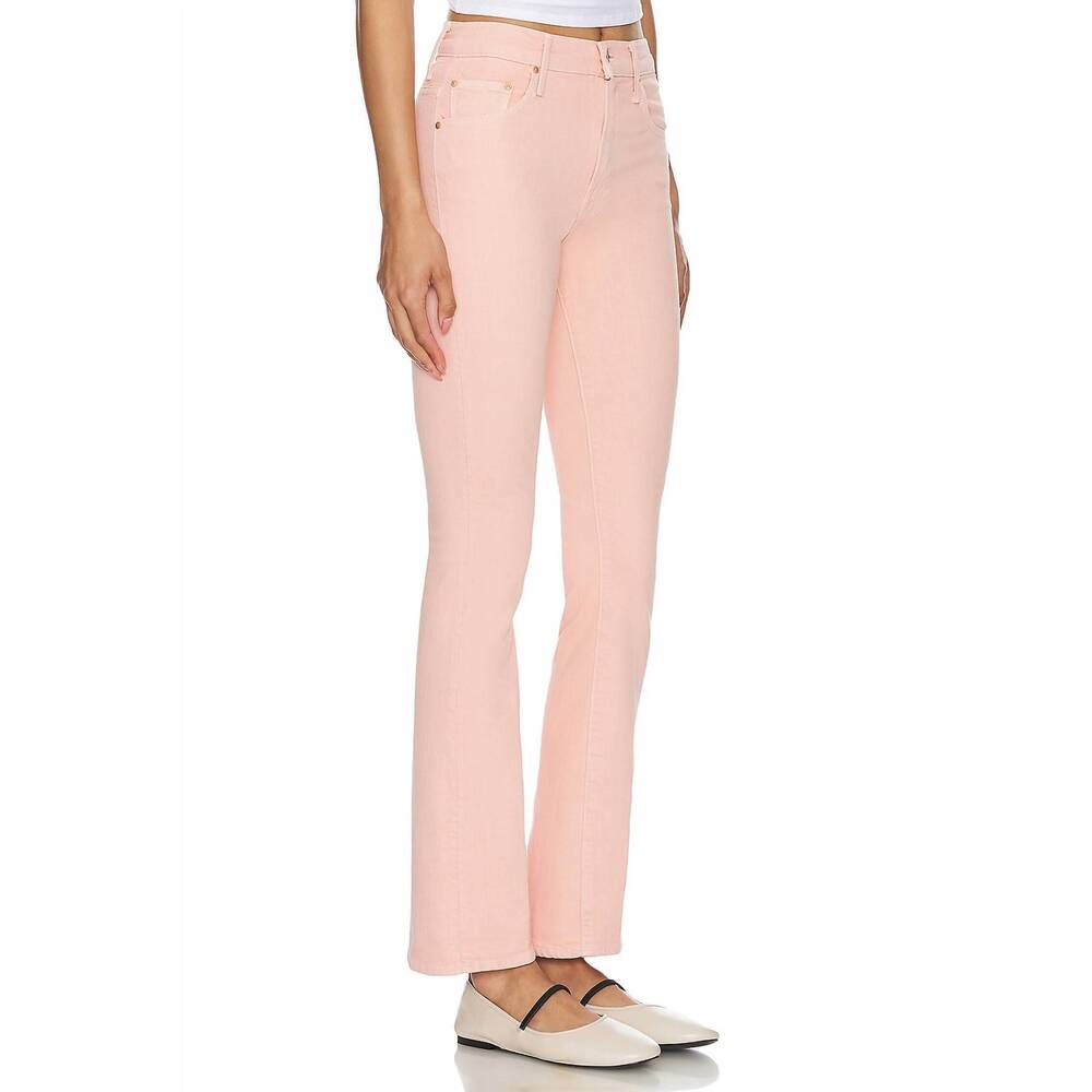 NEW MOTHER the insider hover jean in peach - Picture 3 of 5